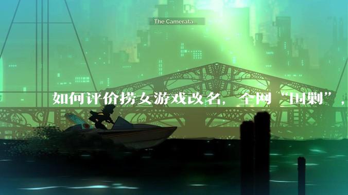 如何评价捞女游戏改名，全网“围剿”，以及导演b站账号被封这件事?